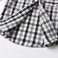 Load image into Gallery viewer, 2 Pieces Set Baby Kid Boys Birthday Party Striped Bow Shirts And Solid Color Jumpsuits Wholesale 220916178
