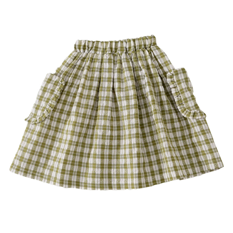 Baby Kid Girls Checked Skirts Wholesale 220916180