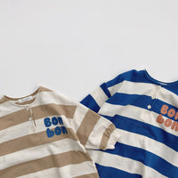 Load image into Gallery viewer, Baby Boys Striped Letters Jumpsuits Wholesale 220916300
