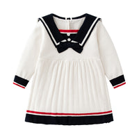 Load image into Gallery viewer, Baby Kid Girls Color-blocking Crochet Dresses Wholesale 220916312
