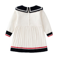 Load image into Gallery viewer, Baby Kid Girls Color-blocking Crochet Dresses Wholesale 220916312
