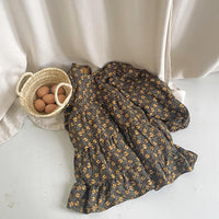 Load image into Gallery viewer, Baby Kid Girls Flower Print Dresses Wholesale 220916373
