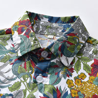 Load image into Gallery viewer, 2 Pieces Set Baby Kid Boys Dressy Checked Plant Bow Print Shirts And Trousers Suits Wholesale 220916409
