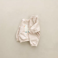 Load image into Gallery viewer, 2 Pieces Set Baby Kid Unisex Animals Cartoon Print Hoodies Swearshirts And Pants Wholesale 220916410
