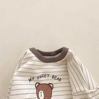 Load image into Gallery viewer, Baby Unisex Striped Cartoon Print Tops Wholesale 220916434
