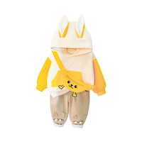 Load image into Gallery viewer, 2 Pieces Set Baby Kid Girls Color-blocking Print Hoodies Swearshirts And Cartoon Pants Wholesale 220916436
