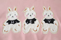 Load image into Gallery viewer, 2 Pieces Set Baby Kid Girls Cartoon Bow Hoodies Swearshirts And Color-blocking Pants Wholesale 220916446
