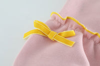 Load image into Gallery viewer, 2 Pieces Set Baby Kid Girls Cartoon Bow Hoodies Swearshirts And Color-blocking Pants Wholesale 220916446
