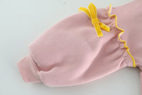 Load image into Gallery viewer, 2 Pieces Set Baby Kid Girls Cartoon Bow Hoodies Swearshirts And Color-blocking Pants Wholesale 220916446
