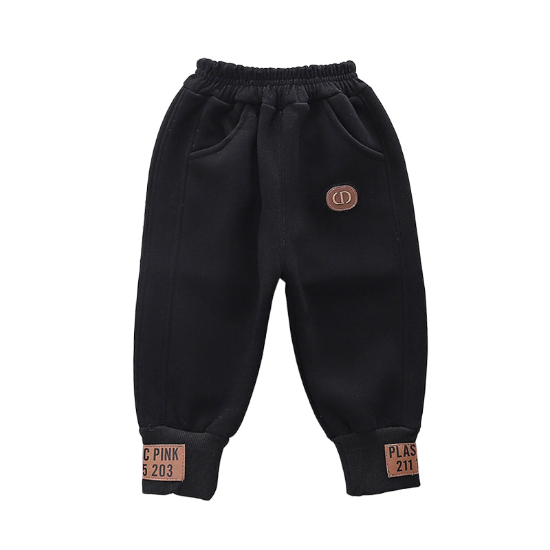 Baby Kid Unisex Solid Color Letters Pants Wholesale 220916461