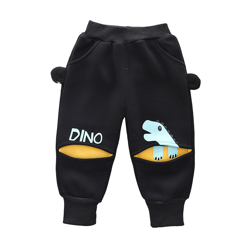 Baby Kid Boys Letters Color-blocking Dinosaur Cartoon Pants Wholesale 220916462