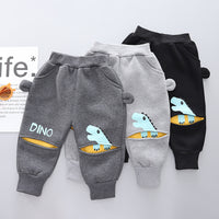 Load image into Gallery viewer, Baby Kid Boys Letters Color-blocking Dinosaur Cartoon Pants Wholesale 220916462
