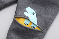 Load image into Gallery viewer, Baby Kid Boys Letters Color-blocking Dinosaur Cartoon Pants Wholesale 220916462
