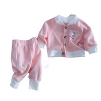Load image into Gallery viewer, 2 Pieces Set Baby Unisex Letters Cartoon Print Jackets Outwears And Color-blocking Pants Wholesale 22091647
