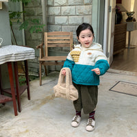 Load image into Gallery viewer, Baby Kid Unisex Color-blocking Checked Jackets Outwears Wholesale 220916485
