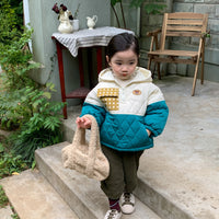 Load image into Gallery viewer, Baby Kid Unisex Color-blocking Checked Jackets Outwears Wholesale 220916485
