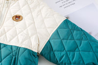 Load image into Gallery viewer, Baby Kid Unisex Color-blocking Checked Jackets Outwears Wholesale 220916485
