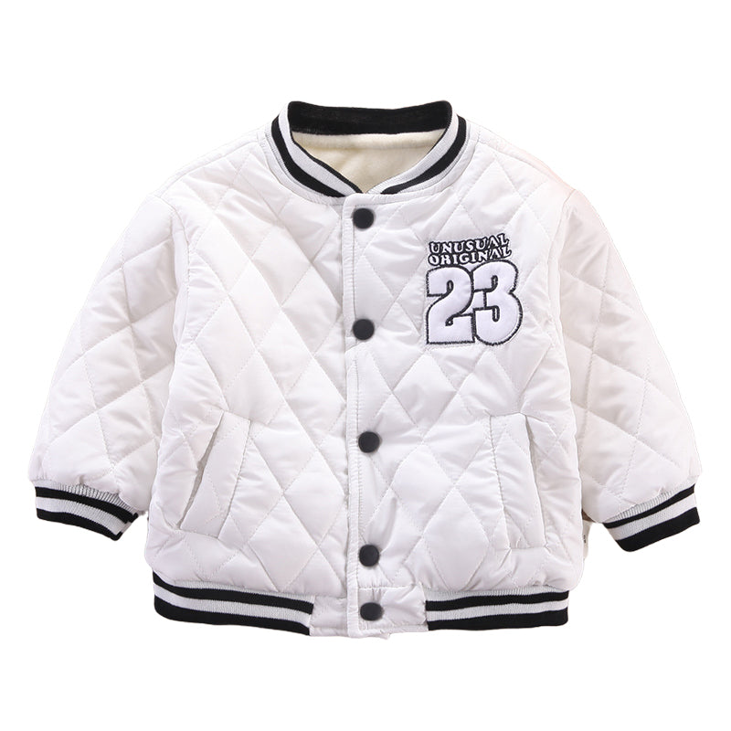 Baby Kid Unisex Color-blocking Embroidered Alphabet Jackets Outwears Wholesale 220916490