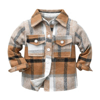 Load image into Gallery viewer, Baby Kid Big Kid Boys Checked Shirts Wholesale 220916510
