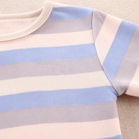 Load image into Gallery viewer, 2 Pieces Set Baby Kid Unisex Striped Tops And Pants Sleepwears Wholesale 220916538

