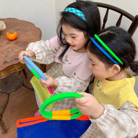 Load image into Gallery viewer, Baby Kid Girls Color-blocking Checked Dresses Wholesale 22091657
