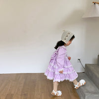 Load image into Gallery viewer, Baby Kid Girls Solid Color Lace Dresses Wholesale 22091678
