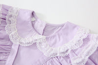 Load image into Gallery viewer, Baby Kid Girls Solid Color Lace Dresses Wholesale 22091678
