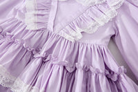 Load image into Gallery viewer, Baby Kid Girls Solid Color Lace Dresses Wholesale 22091678
