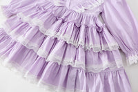 Load image into Gallery viewer, Baby Kid Girls Solid Color Lace Dresses Wholesale 22091678
