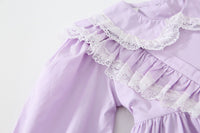 Load image into Gallery viewer, Baby Kid Girls Solid Color Lace Dresses Wholesale 22091678
