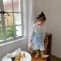 Load image into Gallery viewer, Baby Kid Girls Solid Color Embroidered Dresses Wholesale 22091679
