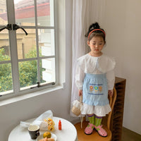 Load image into Gallery viewer, Baby Kid Girls Solid Color Embroidered Dresses Wholesale 22091679
