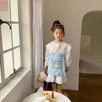 Load image into Gallery viewer, Baby Kid Girls Solid Color Embroidered Dresses Wholesale 22091679
