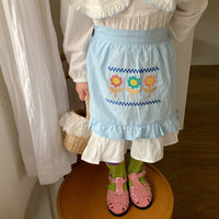 Load image into Gallery viewer, Baby Kid Girls Solid Color Embroidered Dresses Wholesale 22091679
