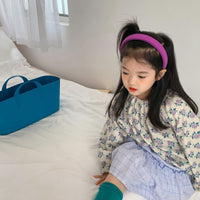 Load image into Gallery viewer, Baby Kid Girls Flower Print Tops Wholesale 22091680
