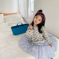 Load image into Gallery viewer, Baby Kid Girls Flower Print Tops Wholesale 22091680
