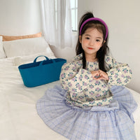 Load image into Gallery viewer, Baby Kid Girls Flower Print Tops Wholesale 22091680
