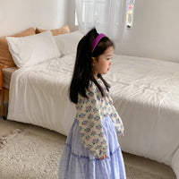 Load image into Gallery viewer, Baby Kid Girls Flower Print Tops Wholesale 22091680
