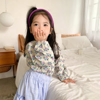 Load image into Gallery viewer, Baby Kid Girls Flower Print Tops Wholesale 22091680
