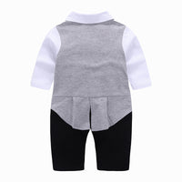 Load image into Gallery viewer, Baby Boys Checked Bow Jumpsuits Wholesale 22092003
