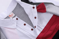 Load image into Gallery viewer, Baby Boys Checked Bow Jumpsuits Wholesale 22092003
