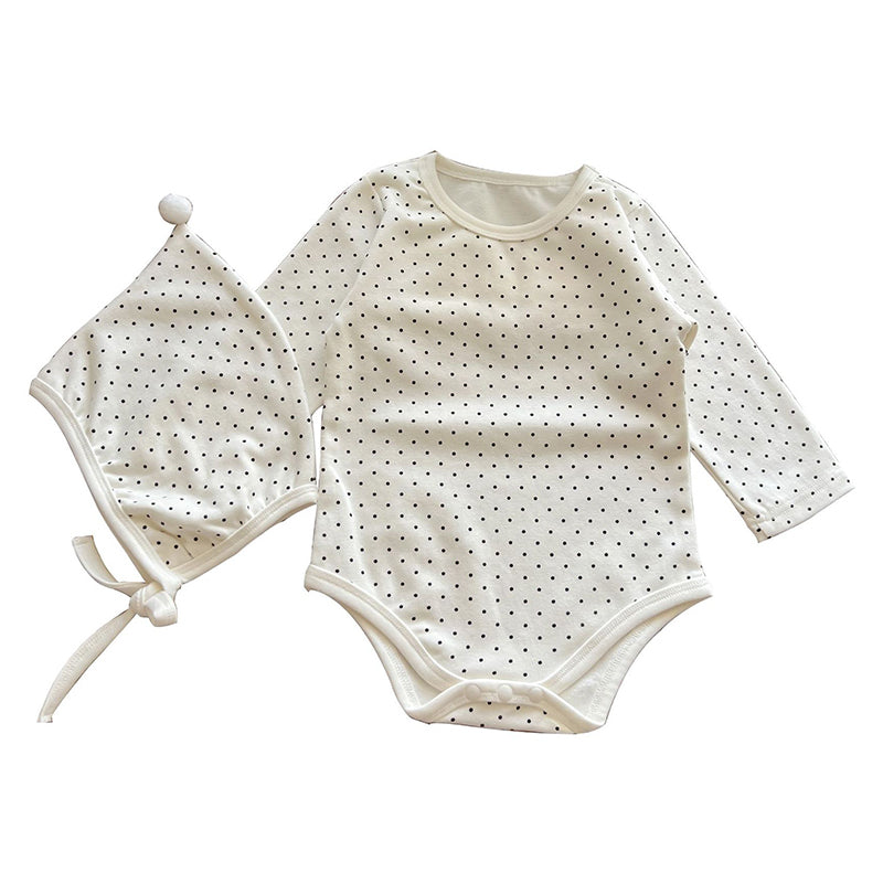 Baby Girls Polka dots Wings Print Rompers Wholesale 220920105