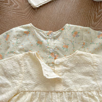 Load image into Gallery viewer, Baby Girls Solid Color Flower Print Jumpsuits Wholesale 220920119
