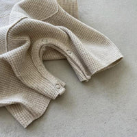 Load image into Gallery viewer, Baby Unisex Solid Color Crochet Jumpsuits Wholesale 220920131
