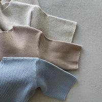 Load image into Gallery viewer, Baby Unisex Solid Color Crochet Jumpsuits Wholesale 220920131
