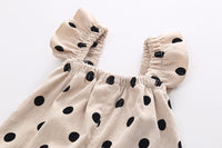 Load image into Gallery viewer, 2 Pieces Set Baby Kid Girls Blouses And Polka dots Jumpsuits Wholesale 220920145
