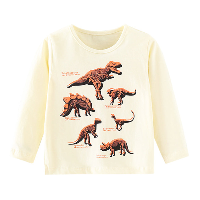 Baby Kid Boys Dinosaur Tops Wholesale 220920155