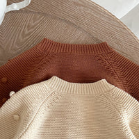 Load image into Gallery viewer, Baby Girls Solid Color Polka dots Cardigan Knitwear Wholesale 220920156
