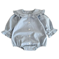 Load image into Gallery viewer, Baby Kid Girls Solid Color Rompers Wholesale 220920163
