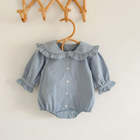 Load image into Gallery viewer, Baby Kid Girls Solid Color Rompers Wholesale 220920163
